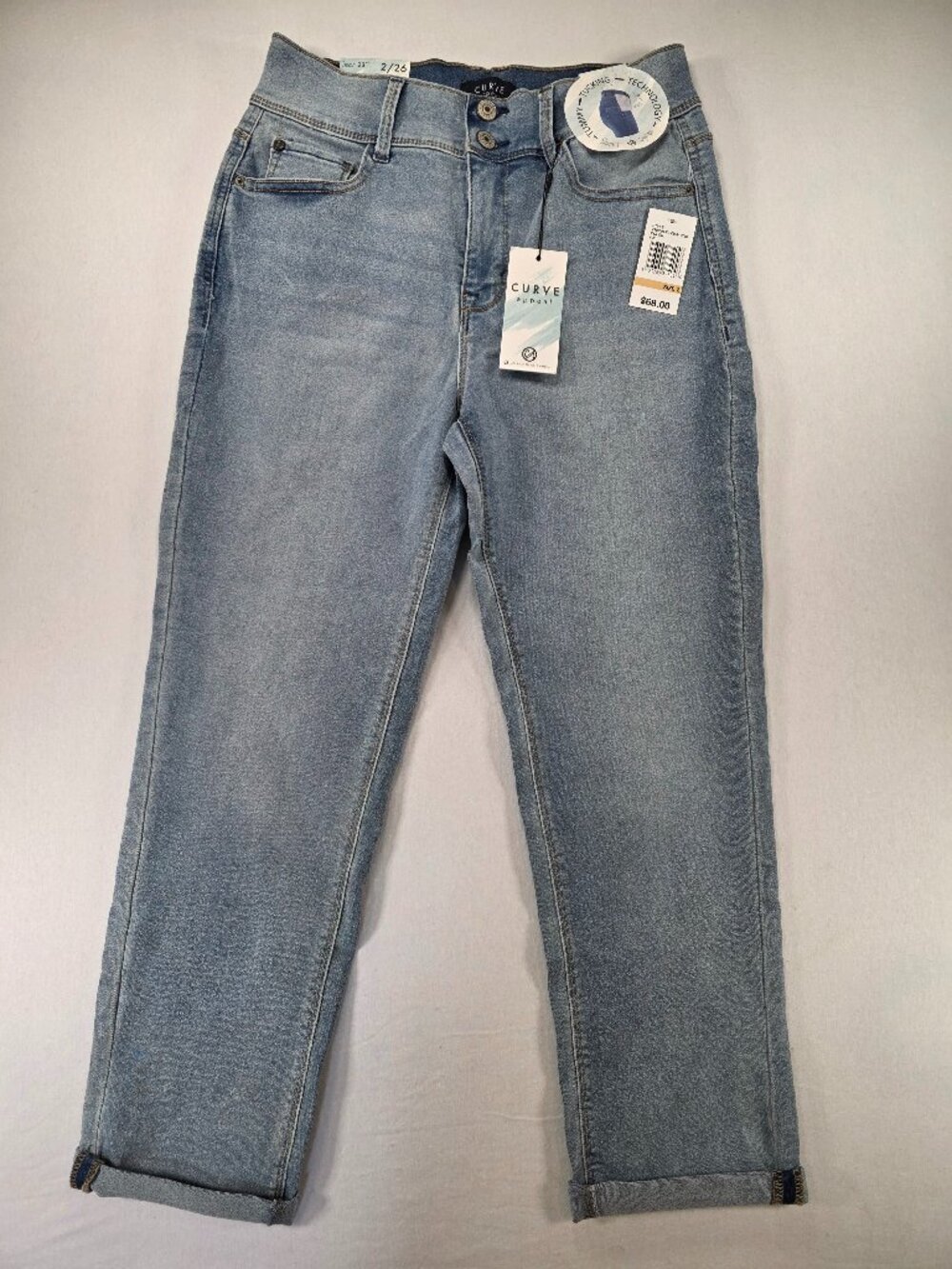 CURVE APPEAL Size 2/26 (26x23) Women's/Teen's Curvy Flare Jeans NWT
